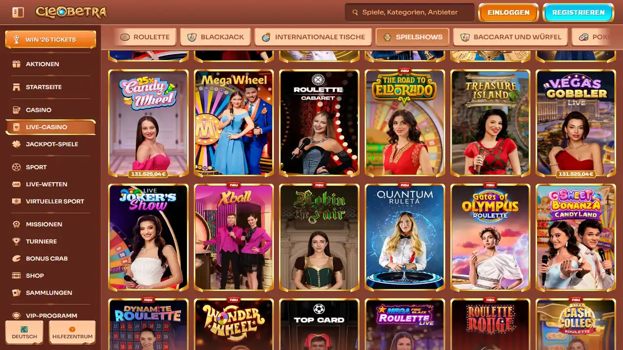 Cleobetra – Game-Shows Cleobetra Game-Shows