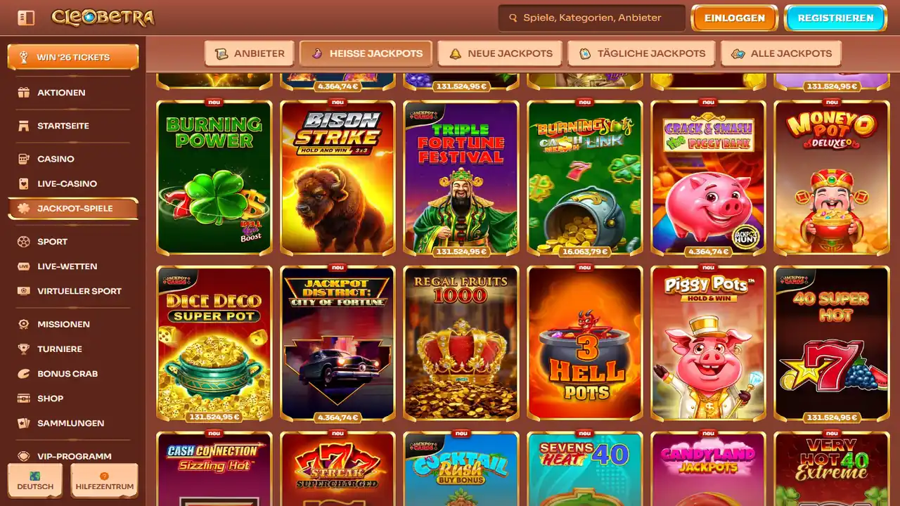 Cleobetra – Hot-Jackpots Cleobetra Hot-Jackpots