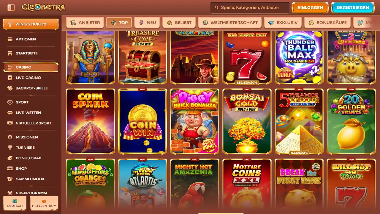 Cleobetra – Spielautomaten Cleobetra Spielautomaten