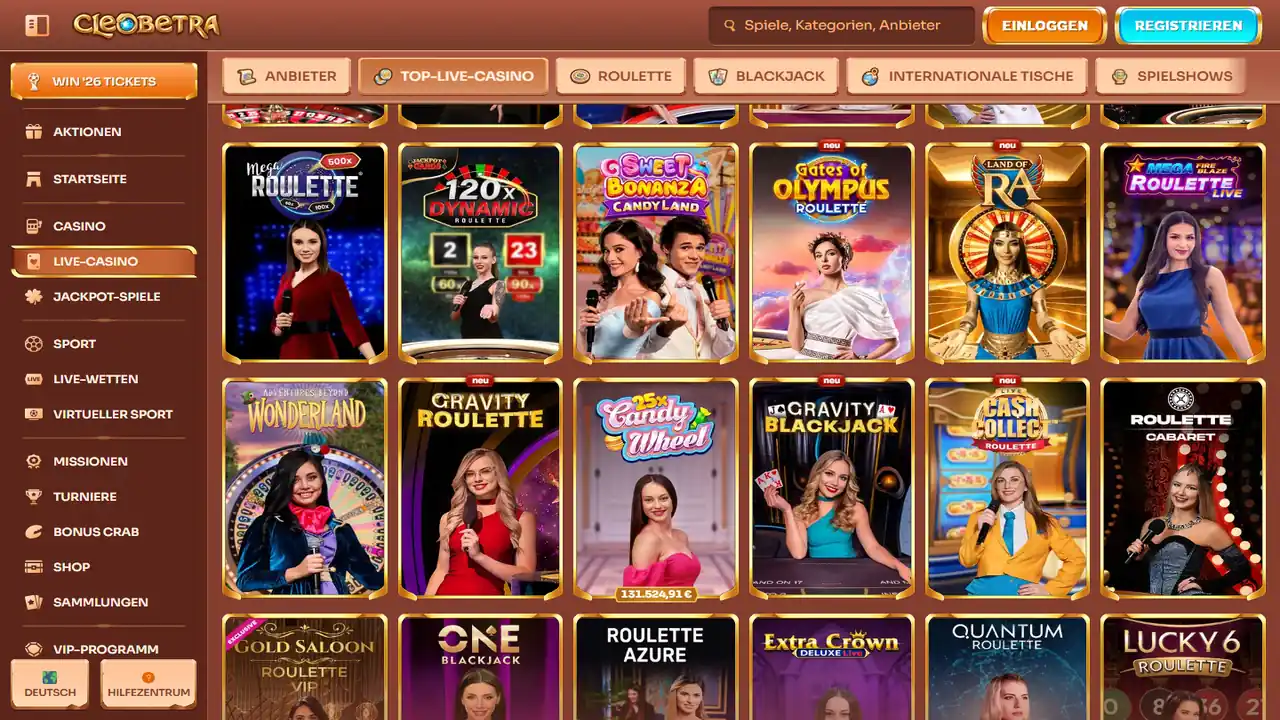Cleobetra – Top-Live-Casino Cleobetra Top-Live-Casino